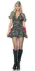 Bar Europeu e Americano Camuflagem Slim-Fit Conjunto de Vestido Roupa Esportiva Feminina Roupa de Exterior Feminina Soldado Feminina Sexy Festa Dj