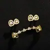 Moda Europea y Americana de Moda Diente de Oro Versión Delgada Completo Diamante Circonita Aparatos Ortodónticos Estilo Callejero Diario Personalidad Accesorios de Rap