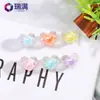 Suministro directo de fábrica material DIY hecho a mano 16 mm chapado en color corazón grueso acrílico accesorios para cadena de teléfono móvil