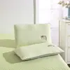 Fronha de feijão Cloud Sense simples espessa de verão fresca fronha infantil fresca bordada fronha doméstica fresca respirável Feijão