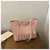 Moda Europeia e Americana Transfronteiriça de Comércio Exterior 2026 Nova Simples de Verão Grande Capacidade Feminina para o Trabalho Bolsa de Ombro ou Axila Tote