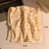 Conjunto de Tres Piezas de Gato con Lunares Coral Fleece Toalla Engrosada Toalla de Baño Secado Rápido Gorro para Secar el Cabello Diadema Absorbente para Baño en Casa