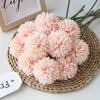 Amazon Flor Artificial Crisântemo Cor Macaron Decoração de Casa Flor Casamento Conjunto de Flor de Plástico Flor de Plástico