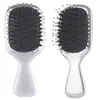 Peine de Cerdas de Jabalí Plateado Galvanizado Modelo Nuevo Transfronterizo Peine para Peinar el Cabello Peine para Cabello Seco y Húmedo Peine con Airbag Peine con Cojín de Aire