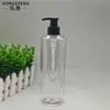 Botella de Loción Transparente para Mascotas 300Ml500Ml Champú Botella de Hombro Oblicuo Gel de Ducha Botella Vacía Botella de Desinfectante de Manos