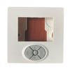 Carcasa de instrumento con termostato inteligente, carcasa con sensor de temperatura y humedad, pantalla electrónica, carcasa de controlador de plástico