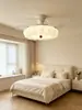 Lámpara Ventilador para Habitación Infantil 2026 Nuevo Modelo Iluminación Zhongshan Espectro Completo Protección Ocular Alta Estética Estilo Crema Luz de Techo para Dormitorio