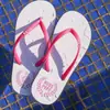 Chanclas de verano para mujer para uso en exteriores, antideslizantes, cómodas, diseño simple, adecuadas para la costa y la playa, sandalias de suela plana