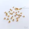 Broche de presión de Plata de Ley S925 para Pulseras y Collares Hechos a Mano DIY, Broche Final Universal para Posicionamiento en Cable de Acero y Sedal