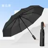 Guarda-chuva Dobrável Totalmente Automático para Sol e Chuva Tecido com Memória Dupla Utilização Guarda-sol Guarda-chuva de Chuva para Homens e Mulheres Resistente a Tempestades Atacado