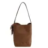 Bolso Bandolera de Cubo de Moda con Acabado Mate, Bolso de Hombro Tendencia, Bolso Tote Casual Versátil de Gran Capacidad Vintage, Bolso de Hombro
