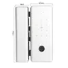 Cerradura inteligente de puerta oficina huella dactilar cerradura de puerta de cristal sin cables sin marco con marco cerradura electrónica de combinación cerradura con control remoto