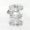 Aço Inoxidável 304 Flange de Válvula Válvula de Esfera Pneumática a Gás Q41F-16P Válvula de Esfera com Flange Manual Válvula de Flange