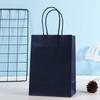Sacolas de Papel Kraft Coloridas, Sacolas de Papel Simples para Embalagem para Viagem, Sacolas de Presente Quadradas Multicolores em Cores de Doce, Sacolas de Papel