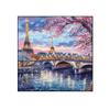 Nuevo 5D Diamante Completo Pintura de Diamantes Torre Paisaje Mundo Mano Acolchada Bordado de Diamantes Punto de Cruz Decoración Amazon Venta Caliente