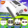 Inversor 300W energía solar para vehículo 12V a 110V Pantalla LCD inteligente doble 4USB 4.2A carga rápida