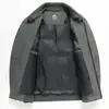Chaqueta de plumón para hombre 2026 Otoño/Invierno Cuello acanalado desmontable Versión con cremallera Abrigo corto cálido de plumón para hombres jóvenes y de mediana edad