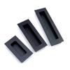 Cajón con Asa Oculta Asa Empotrada Invisible Hebilla Oculta Engrosada Asa Tatami Moderna Simple Negra