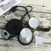 Cafetera eléctrica europea para enchufar cafetera de oficina máquina de café italiana cafetera moka eléctrica portátil de aluminio