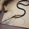 Cordón para Colgante de Cuentas Pequeñas, Cordón de Collar Tejido a Mano, Cordón para Collar con Colgante de Jade Pixiu Guanyin, Cordón Unisex