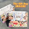 Bolsa de Cartón Rígido Estilo Nuevo de Mezclilla Shin-Chan, Bolsa de Hombro de Gran Capacidad, Bolsa de Almacenamiento, Versión Engrosada Linda de Navidad Crayon Shin-Chan