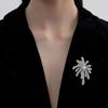 Broche de fogos de artifício de design de nicho de luxo leve 2023 novo moderno de alta qualidade estrela mesmo pino de camisa suéter acessórios