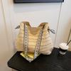 Bolso Tote de Gran Capacidad, Moderno y Único Estilo Étnico, Nuevo 2025, Bolso de Tela Versátil de Nicho, Bolso de Hombro Texturizado para Mujer