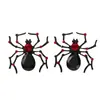 Brincos Populares de Aranha Negra de Halloween Niemann, Brincos Personalizados de Animais Escuros, Exagerados Elegantes, Brincos Engraçados para Mulheres