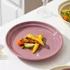 Platos y Vajilla Estilo Francés Estilo Ins Vajilla de Cerámica para el Hogar Tazón para Sopa Color Crema Tazón para Fideos Tazón para Arroz Alto Valor de Color Plato para Comida Occidental