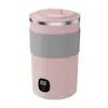 Taza Eléctrica Mezcladora Personalizada Pantalla Digital Inteligente Recargable Taza de Agua Completamente Automática Acero Inoxidable Taza Mezcladora de Café y Leche de Soya