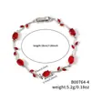 Moxi Transfronterizo Pulsera de Moda con Forma de Hoja de Zircón y Enredadera de Diamantes Completos Pulsera de Moda Geométrico Simple Personalizado