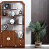 Estante Bogu de madeira maciça Suporte de exibição estilo chinês novo Estante de armazenamento minimalista moderno Estante de armazenamento Duobaoge Gabinete de chá para sala de chá antiga Vitrine