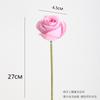 Flor de casamento de ramo único flor rosa simulação flor artificial arco de liderança de estrada flor de seda parede de planta rosa simulação