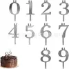 Acero Inoxidable Popular Transfronterizo Set de Velas Digitales de Cumpleaños Vela de Cumpleaños con Número Es un Éxito