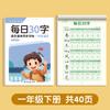 Caderno síncrono para alunos do ensino fundamental Edição de educação popular Caneta de prática diária chinesa pincel de descompressão livro de exercícios de palavras grandes descompressão