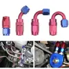 Piezas de Modificación de Fábrica Original, Conector de Tubería de Aceite, Manguera de Ptfe, Conexión Rápida de 0 Grados An6 para Modificación de Automóvil