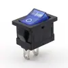 Interruptor de balancim KCD1-101 de dois pinos e duas posições interruptor de balancim de alimentação elétrica de três pinos 15*21 plano inclinado luz
