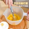 Transparente con escala vaso medidor con filtro taza de plástico para batir huevos vaso medidor de gran capacidad tazón con filtro para batir huevos lavado de arroz verduras