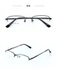 Gafas de Metal de Moda con Montura Media para Hombre, Montura de Ceja, Montura de Gafas, Tendencia de Moda Xiaohongshu, Venta al por Mayor, Ultra Ligeras, Venta al por Mayor
