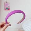Faixa de Cabelo Esponjosa da Moda para Mulheres com Topo Craniano Alto, Acessório de Cabelo Versátil Estilo Coreano para Sair