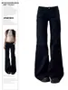 Jeans de Pierna Ancha Ajustados de Cintura Baja Estilo Americano Chica Atrevida Talla Grande para Mujer Otoño Temprano Sueltos Versátiles Rectos