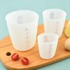Taza Medidora de Silicona Seleccionada Cuidadosamente Visible Translúcida Doble Escala Utensilios para Hornear Taza Medidora Taza Medidora de Silicona 500Ml250Ml