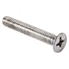 Tornillos de Acero Inoxidable 304 de Cabeza Avellanada Cruzada Tornillos y Pernos de Cabeza Plana Gb819 Accesorios de Ferretería al por Mayor M3M4M5