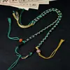Cordón de Collar Tejido Hecho a Mano de Xizang Cordón de Colgante Multicolor de Venta Caliente Borla Vintage Cordón para Colgar Joyería Popular en Vivo