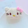 Accesorios de Tenedor de Gato de Peluche DIY Flocado Acrílico Lazo Agujero Accesorios para Zapatos Pasador Diadema Material de Parche