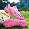 Zapatos de Fútbol Nuevos Transfronterizos para Hombres y Mujeres con Tacos y Clavos Rotos, Zapatos Profesionales de Entrenamiento para Competición para Adolescentes, Estudiantes de Primaria y Secundaria y Niños