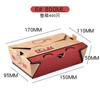 Caja de papel kraft desechable para pollo frito, con impresión facial, estilo coreano, degradable, envío gratuito.