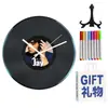 Netease Cloud Disco de Vinilo Graffiti DIY Cumpleaños Graduación Feliz Regalo Decoración Reloj Adorno Reloj