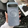 Funda de teléfono magnética con patrón de mezclilla, media cubierta protectora, adecuada para Google Pixel 11Pro XL 10A