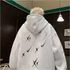 Sudadera con capucha básica de color puro para hombre, diseño con media cremallera, estilo nicho, chaqueta holgada de tendencia, novedad de otoño